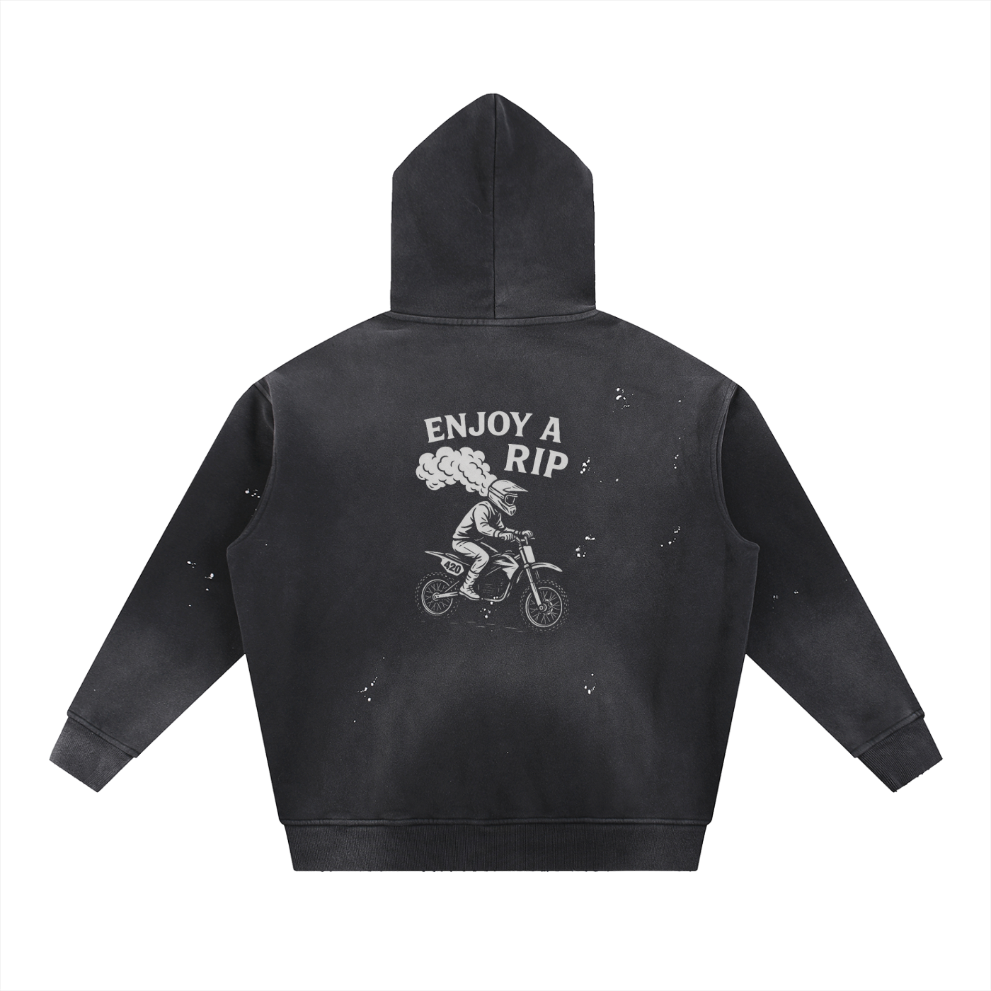 Distressed "Homegrown Builds" Hoodie