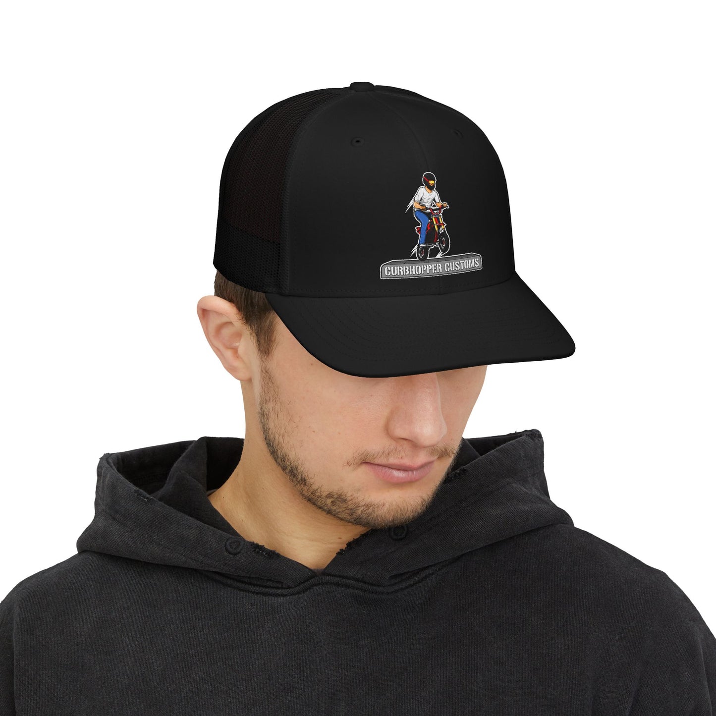 Jump Man Snapback Trucker Cap