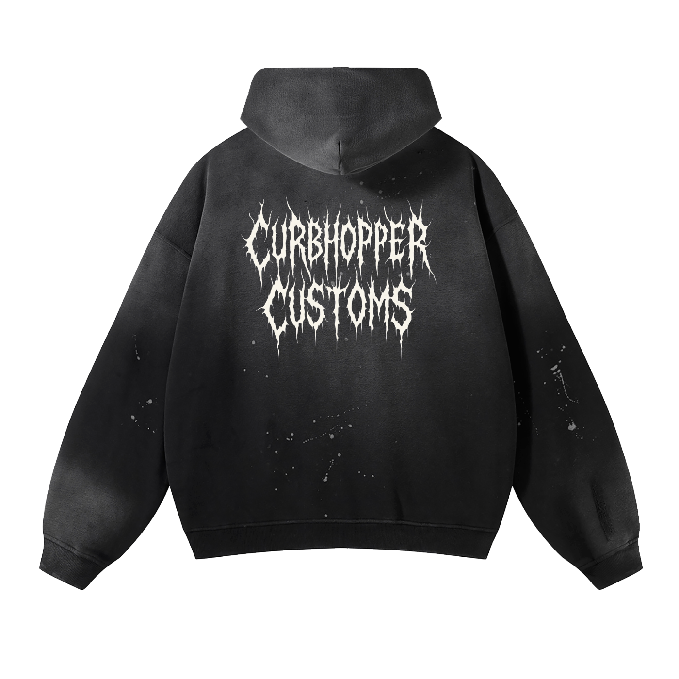 Distressed "Metal" Hoodie
