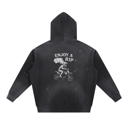 Distressed "Homegrown Builds" Hoodie