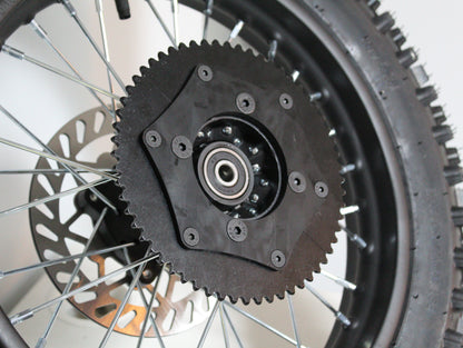 Pitbike Wheel to Split Sprocket Adapter