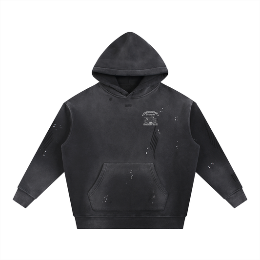 Distressed "Homegrown Builds" Hoodie